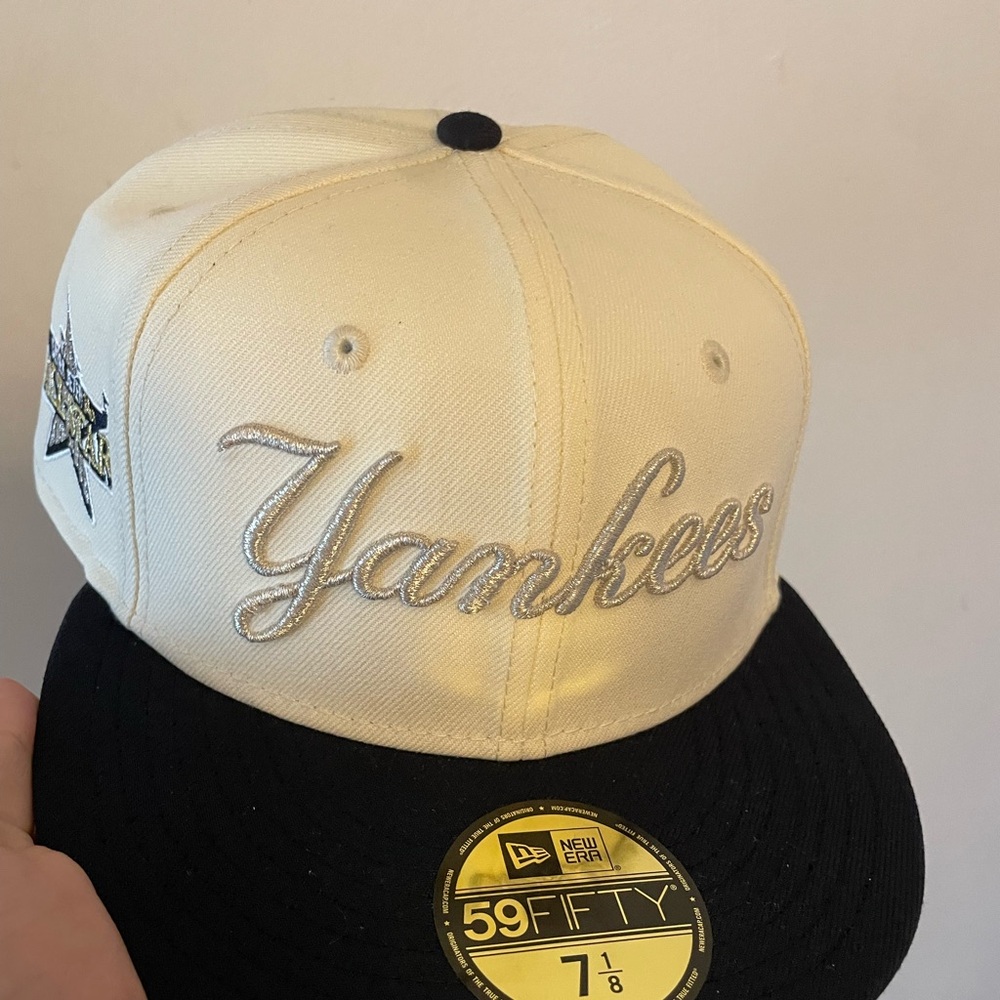 Topperz New York Yankees Derek jeter 14x all star patch 59fifty size 7 1/8 brand